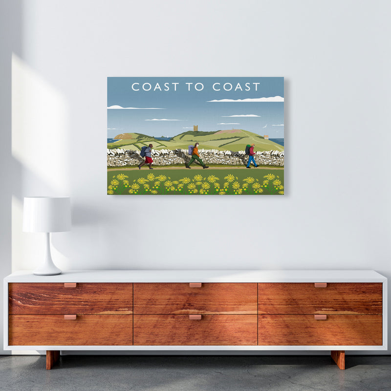 Coast To Coast Art Print by Richard O'Neill A1 Canvas