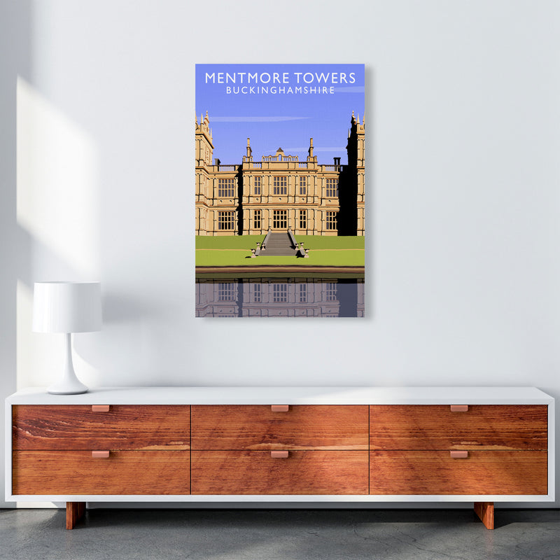Mentmore Towers (Portrait) by Richard O'Neill A1 Canvas