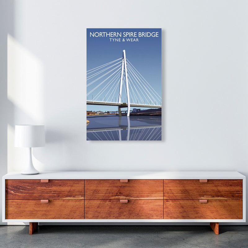 Northern Spire Bridge Tyne & Wear Framed Art Print by Richard O'Neill A1 Canvas
