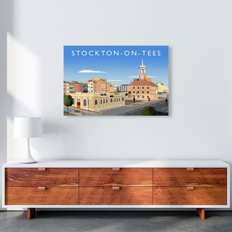 Stockton On Tees (Landscape) by Richard O'Neill A1 Canvas