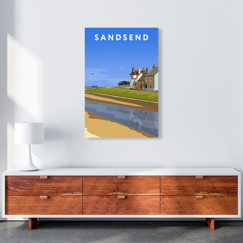 Sandsend3 Portrait by Richard O'Neill A1 Canvas