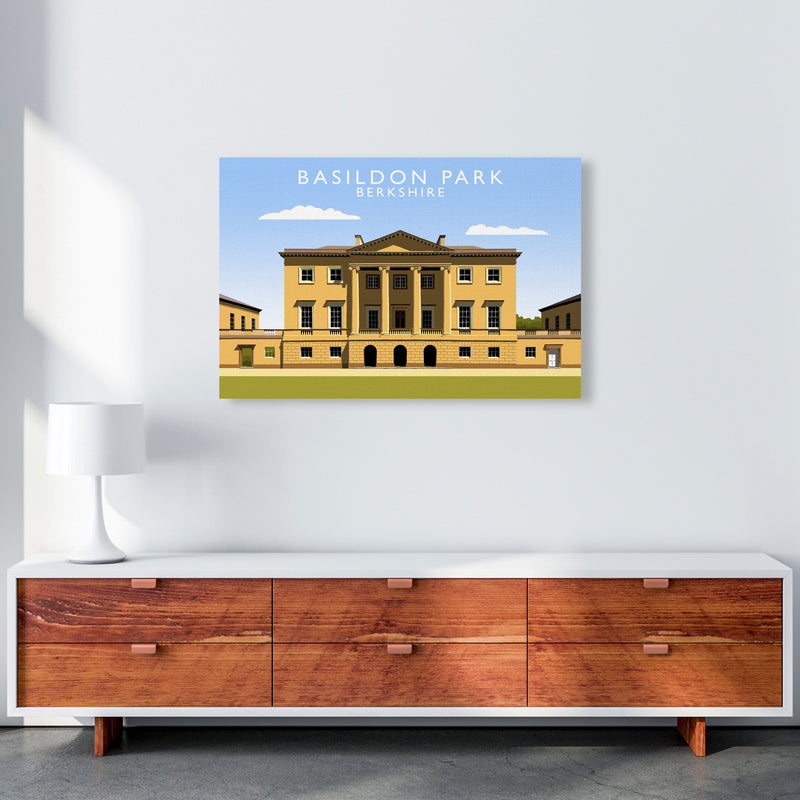 Basildon Park by Richard O'Neill A1 Canvas