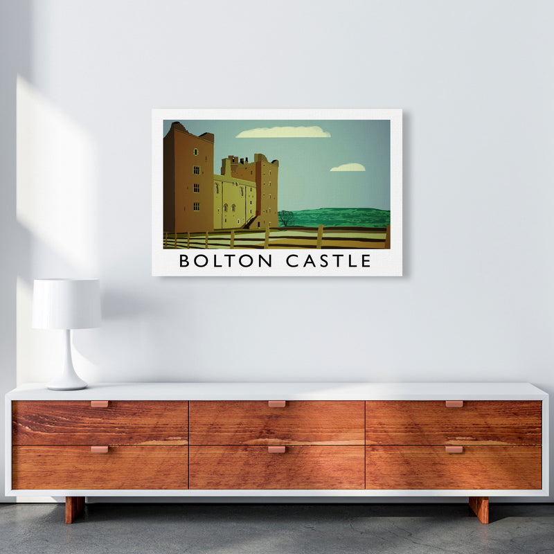 Bolton Castle Art Print by Richard O'Neill A1 Canvas