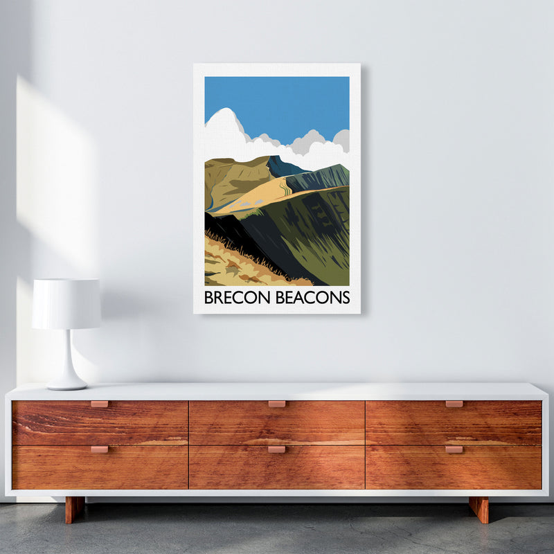 Brecon Beacons Art Print by Richard O'Neill A1 Canvas