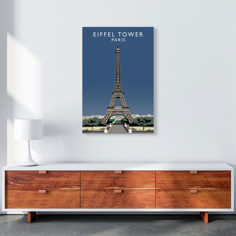 Eiffel Tower Portrait by Richard O'Neill A1 Canvas
