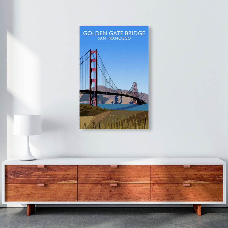 Golden Gate Bridge Portrait by Richard O'Neill A1 Canvas