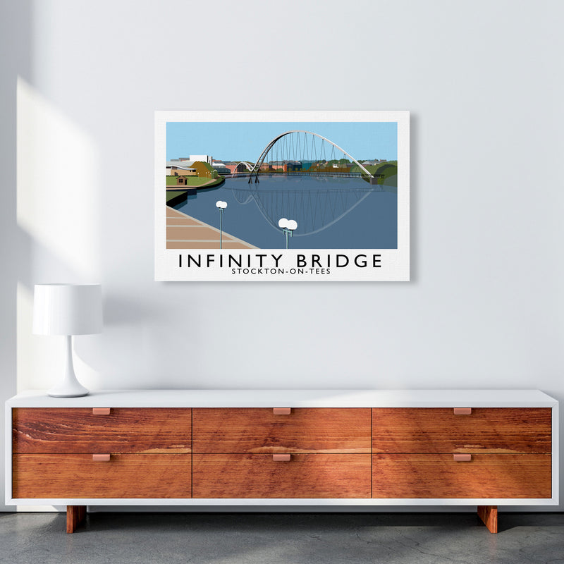 Infinity Bridge Stockton-On-Tees Art Print by Richard O'Neill A1 Canvas