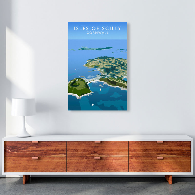 Isles of Scilly Cornwall Art Print by Richard O'Neill A1 Canvas