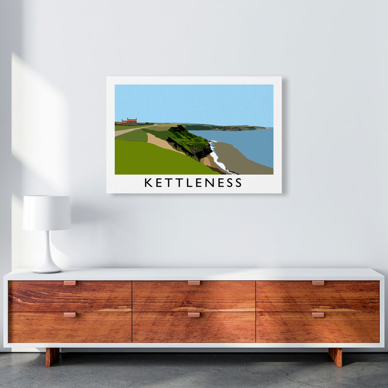 Kettleness Framed Digital Art Print by Richard O'Neill A1 Canvas