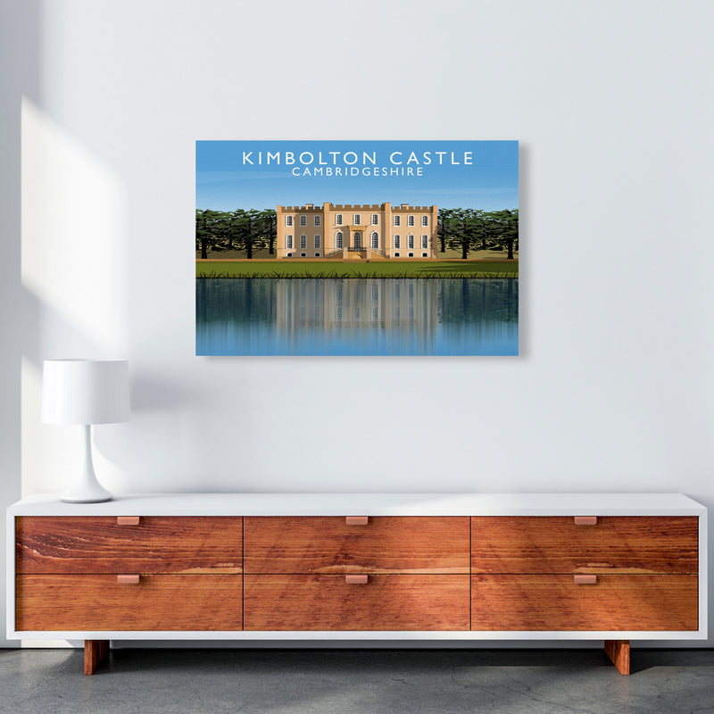 Kimbolton Castle Cambridgeshire Travel Art Print by Richard O'Neill A1 Canvas