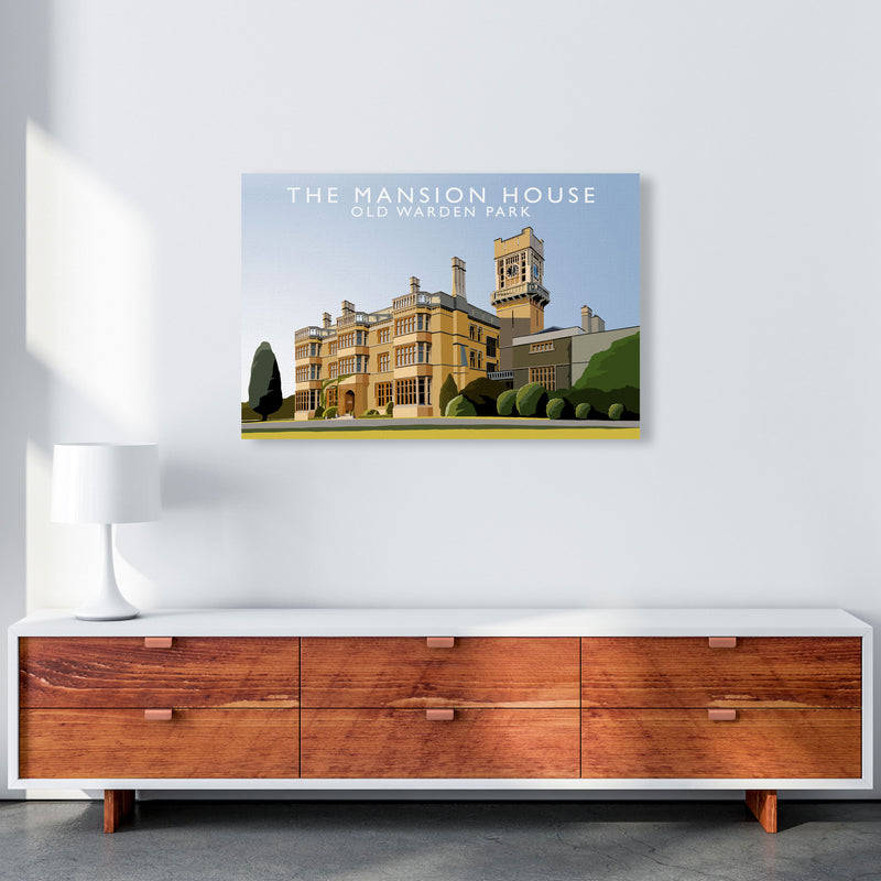 The Mansion House Old Warden Park Travel Art Print by Richard O'Neill A1 Canvas