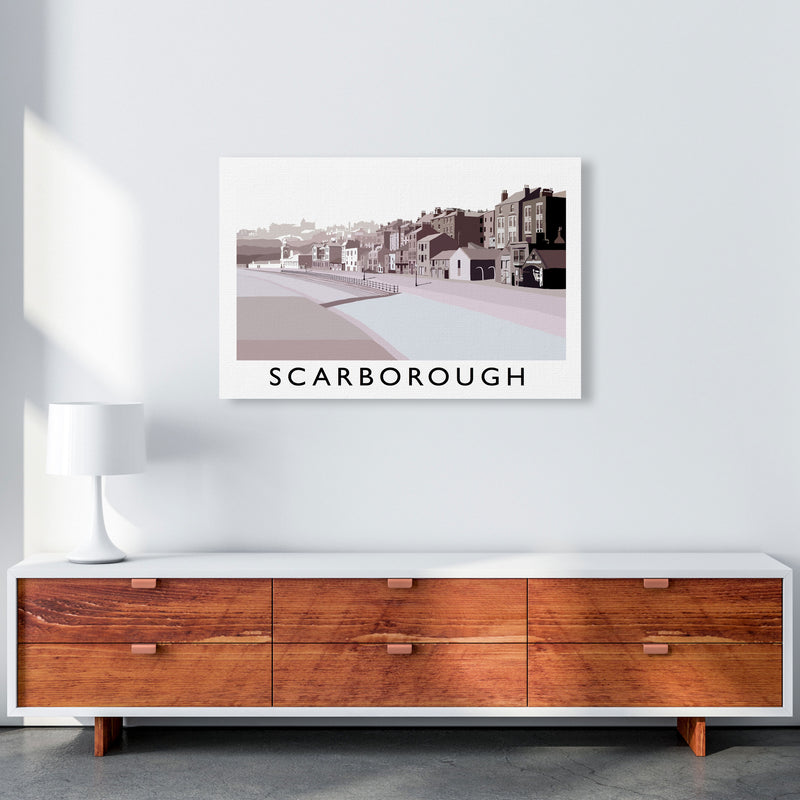 Scarborough Travel Art Print by Richard O'Neill, Framed Wall Art A1 Canvas