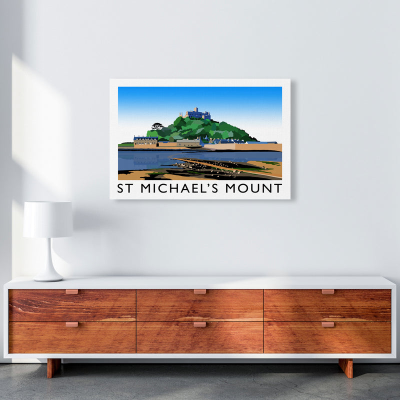St Michael's Mount Framed Digital Art Print by Richard O'Neill A1 Canvas