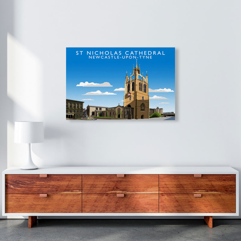 St Nicholas Cathedral Newcastle-Upon-Tyne Art Print by Richard O'Neill A1 Canvas