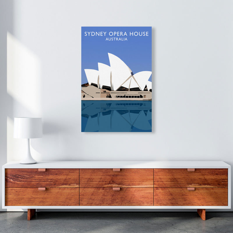 Sydney Opera House Australia Digital Art Print by Richard O'Neill A1 Canvas