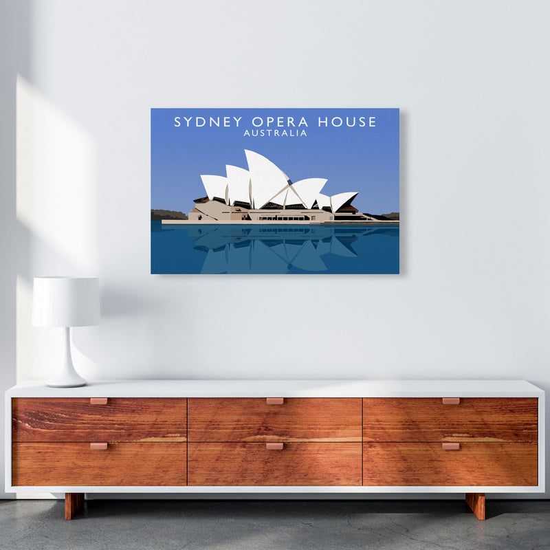 Sydney Opera House Australia Framed Digital Art Print by Richard O'Neill A1 Canvas