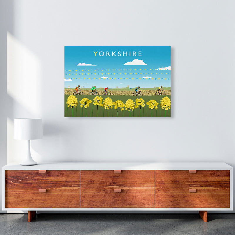 Yorkshire Cycling by Richard O'Neill A1 Canvas