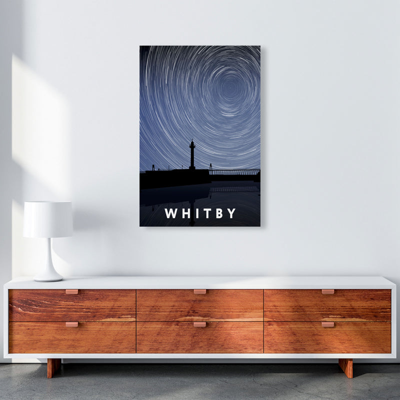 Whitby Digital Art Print by Richard O'Neill, Framed Wall Art A1 Canvas
