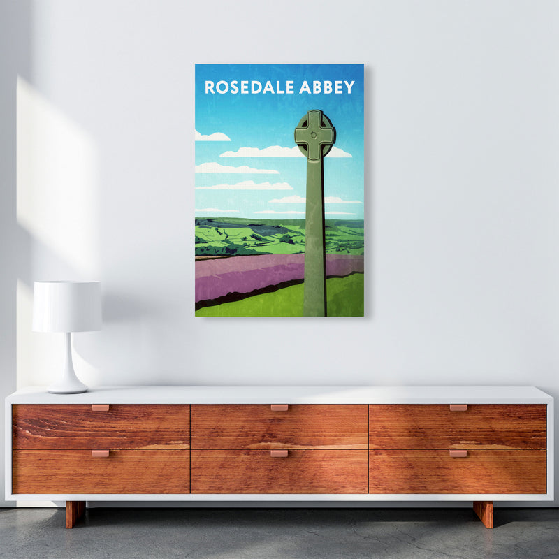 Rosedale Abbey Portrait by Richard O'Neill A1 Canvas
