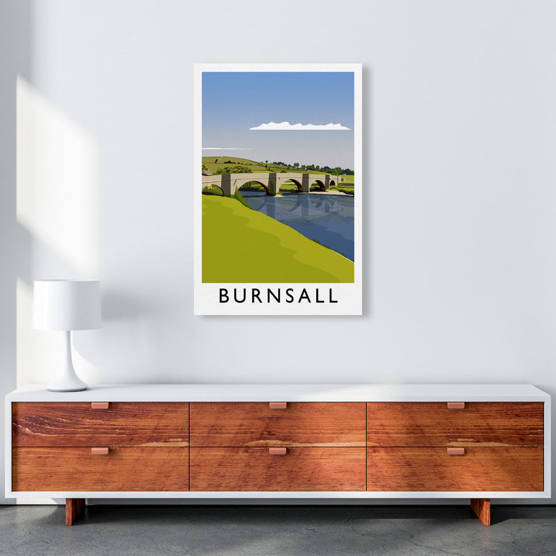 Burnsall portrait by Richard O'Neill A1 Canvas