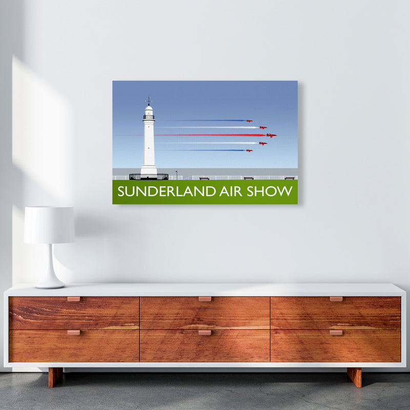 Sunderland AIr Show by Richard O'Neill A1 Canvas
