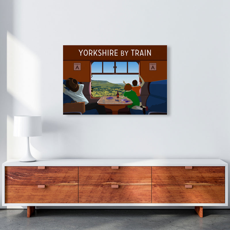 Yorkshire by Train 1 by Richard O'Neill A1 Canvas