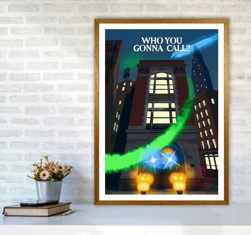 Ghostbusters Night Art Print by Richard O'Neill A1 Print Only