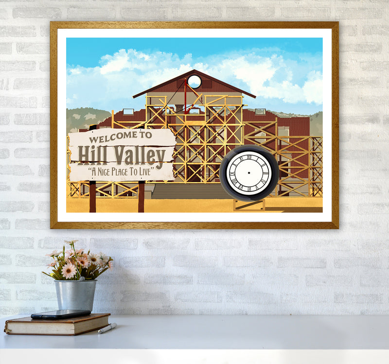 Hill Valley 1885 Art Print by Richard O'Neill A1 Print Only