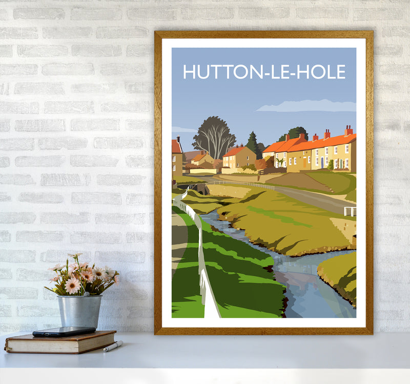 Hutton-Le-Hole Portrait Art Print by Richard O'Neill A1 Print Only