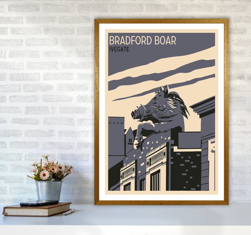 Bradford Boar Art Print by Richard O'Neill A1 Print Only