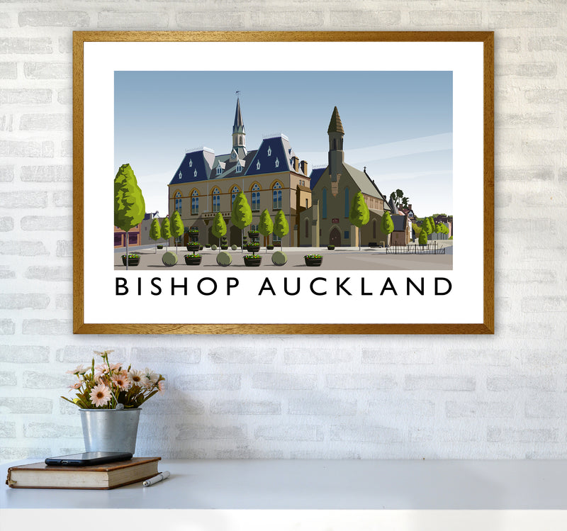 Bishop Auckland Art Print by Richard O'Neill A1 Print Only