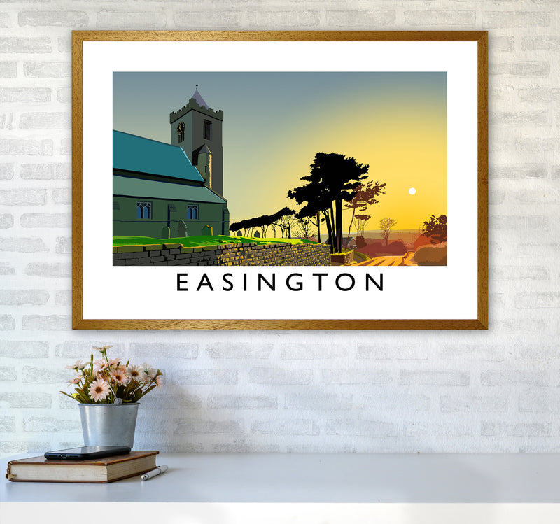 Easington Art Print by Richard O'Neill A1 Print Only
