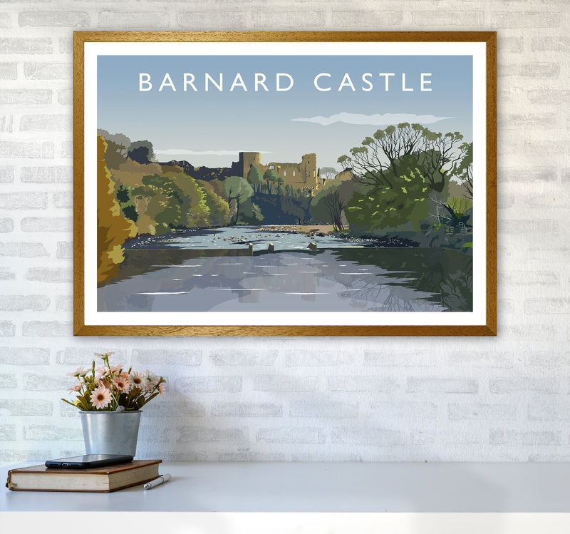 Barnard Castle 2 Art Print by Richard O'Neill A1 Print Only