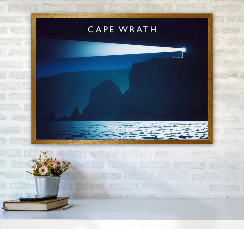 Cape Wrath Travel Art Print by Richard O'Neill A1 Print Only