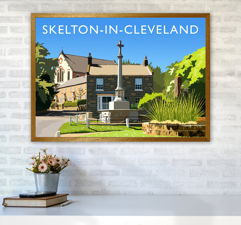 Skelton-in-Cleveland Travel Art Print by Richard O'Neill A1 Print Only