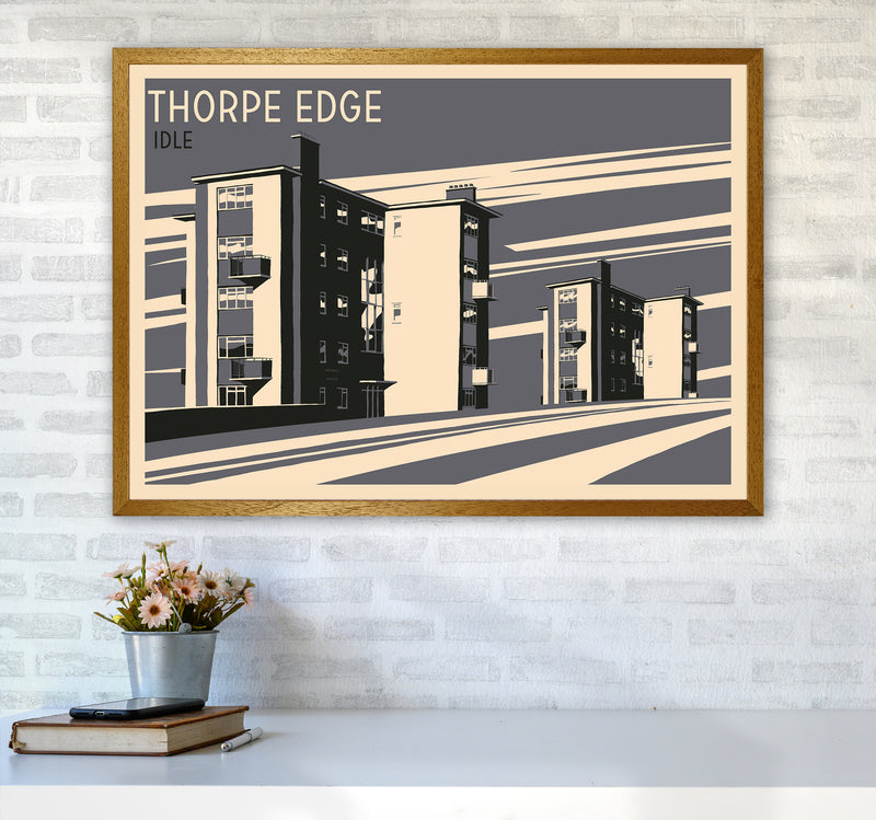 Thorpe Edge, Idle Travel Art Print by Richard O'Neill A1 Print Only