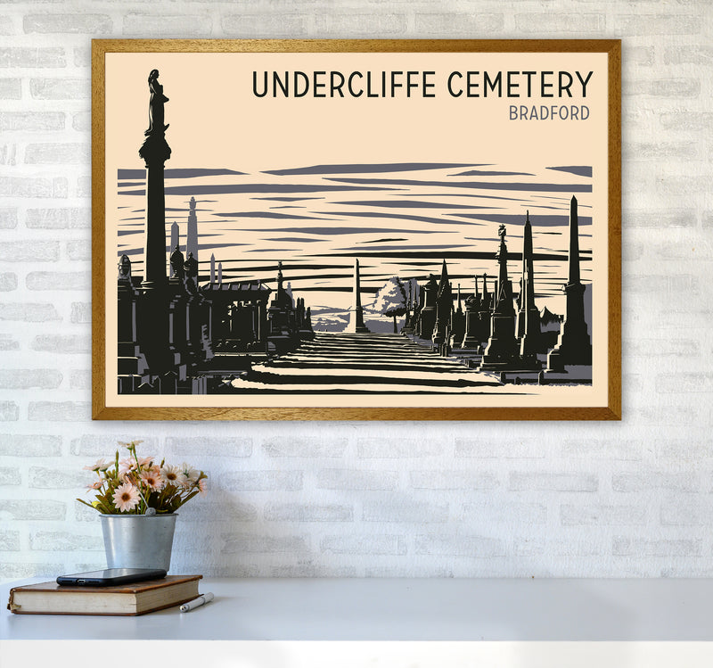 Undercliffe Cemetery copy Travel Art Print by Richard O'Neill A1 Print Only