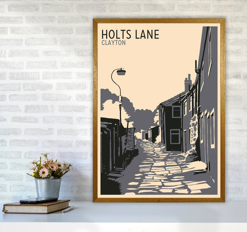 Holts Lane, Clayton Travel Art Print by Richard O'Neill A1 Print Only