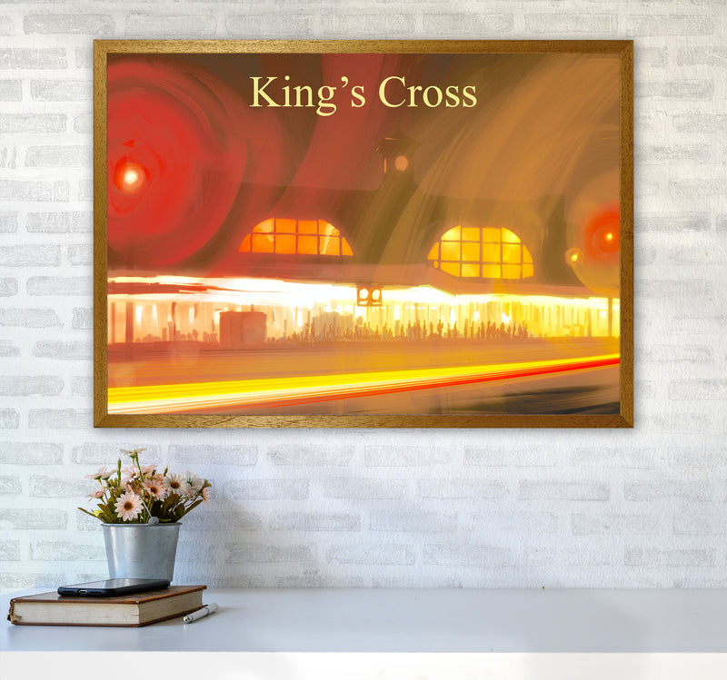 King's Cross Travel Art Print by Richard O'Neill A1 Print Only