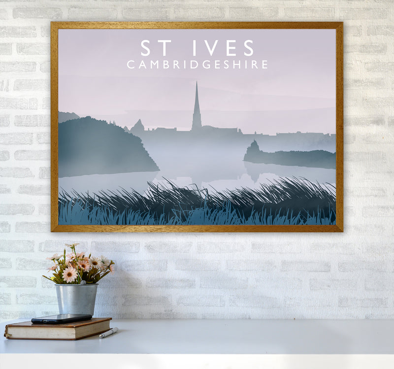 St Ives Travel Art Print by Richard O'Neill A1 Print Only
