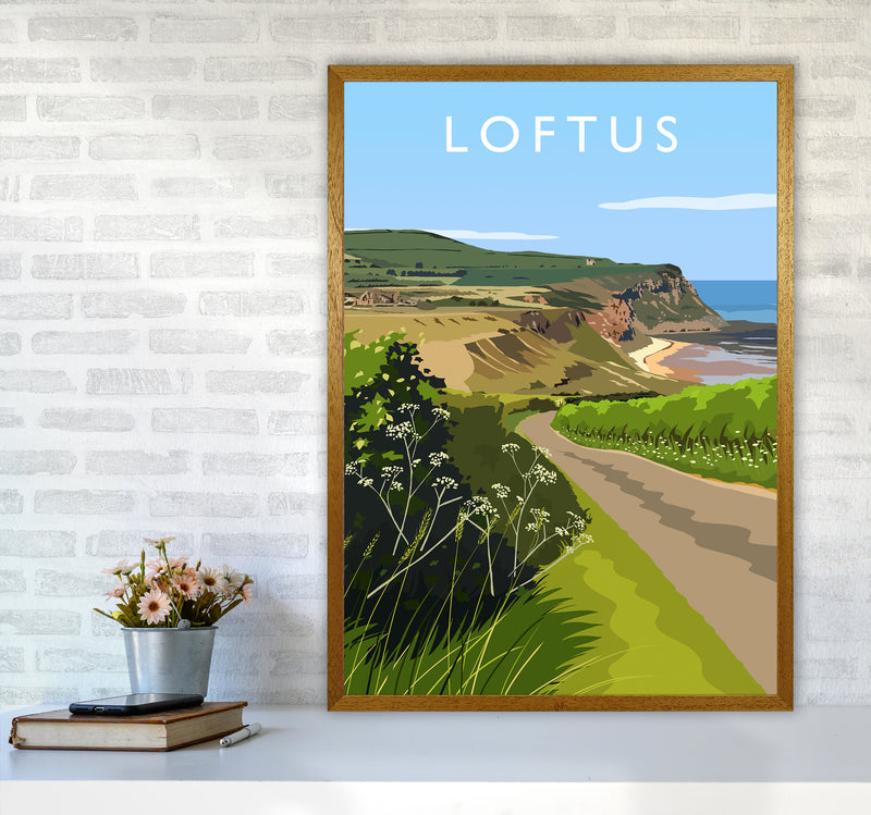 Loftus portrait Travel Art Print by Richard O'Neill A1 Print Only