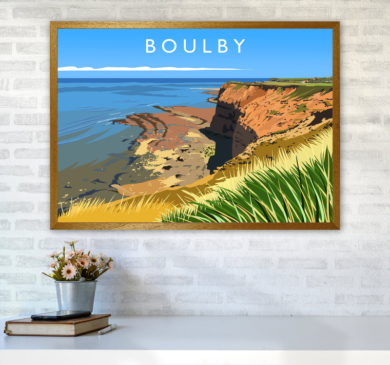 Boulby Travel Art Print by Richard O'Neill A1 Print Only