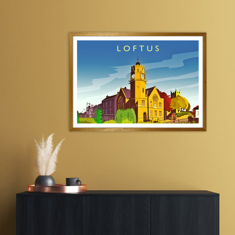 Loftus 2 Travel Art Print by Richard O'Neill A1 Print Only