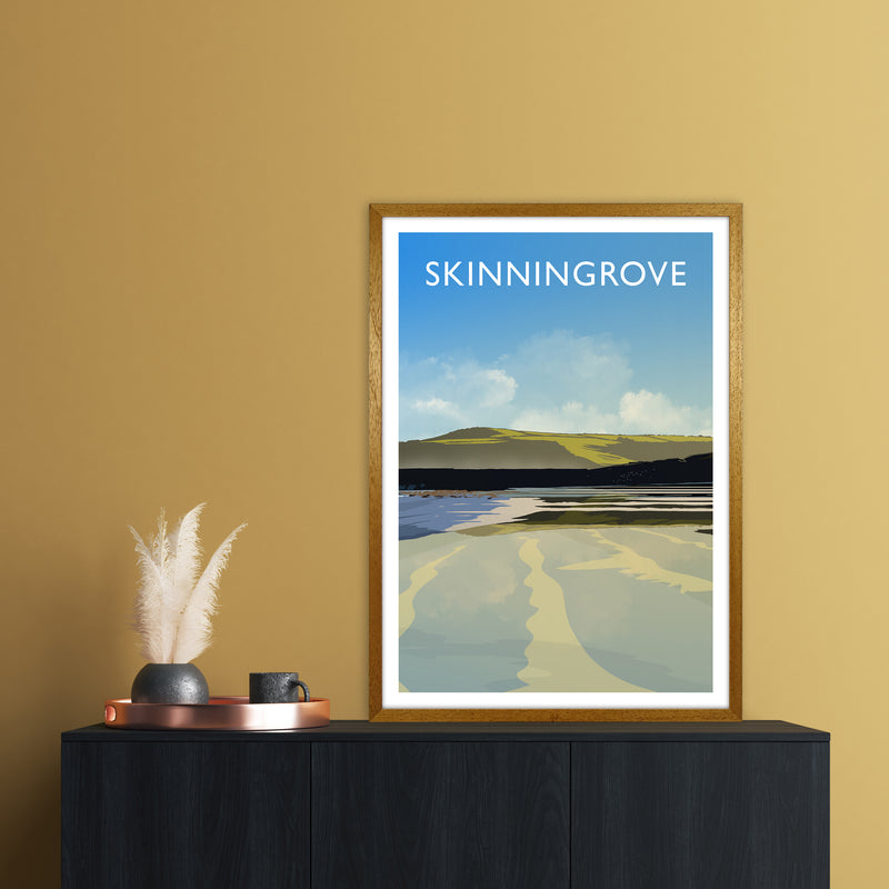 Skinningrove 2 Portrait Travel Art Print by Richard O'Neill A1 Print Only