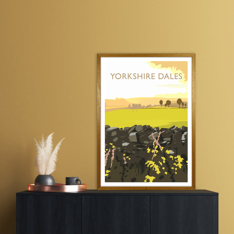 Yorkshire Dales Portrait Travel Art Print by Richard O'Neill A1 Print Only