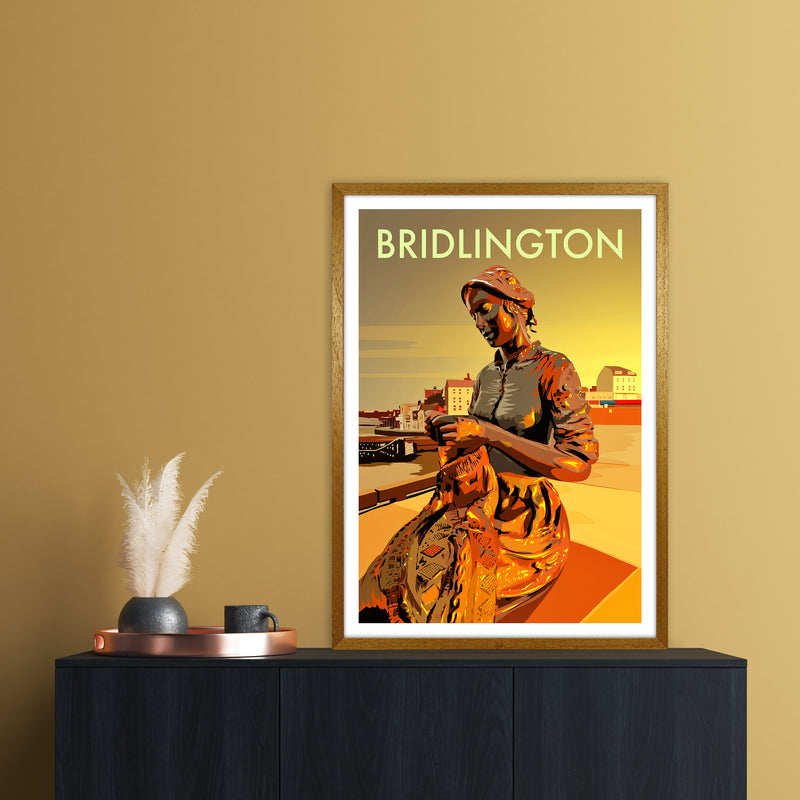 Bridlington 2 Travel Art Print by Richard O'Neill A1 Print Only