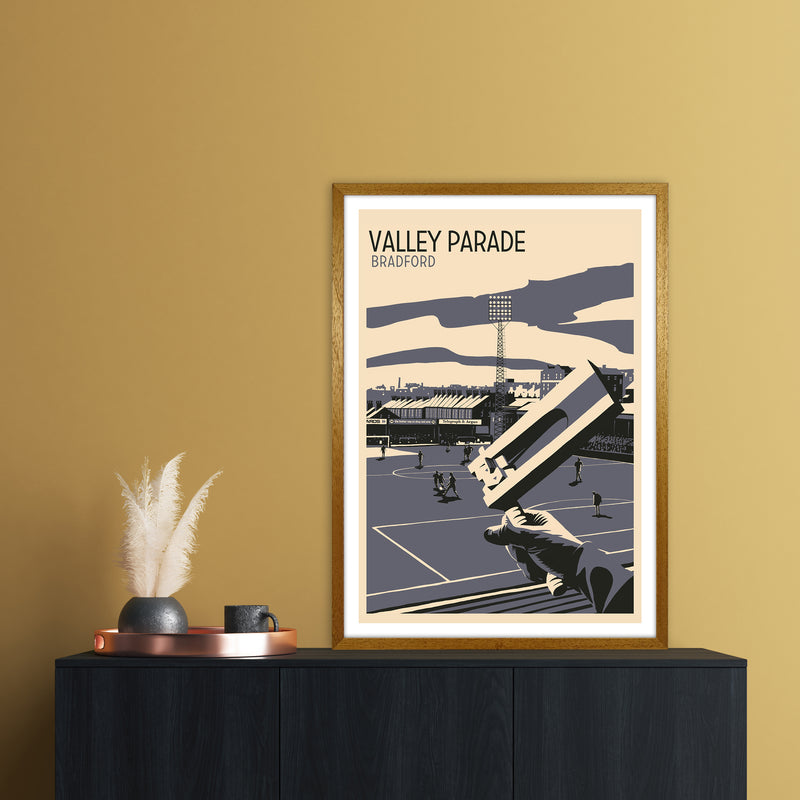 Valley Parade Travel Art Print by Richard O'Neill A1 Print Only