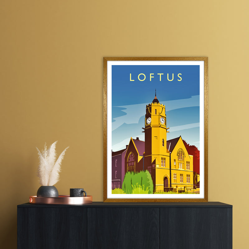 Loftus 2 Portrait Travel Art Print by Richard O'Neill A1 Print Only