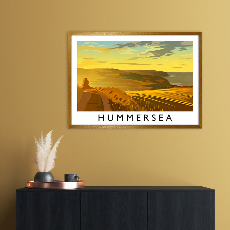Hummersea Travel Art Print by Richard O'Neill A1 Print Only
