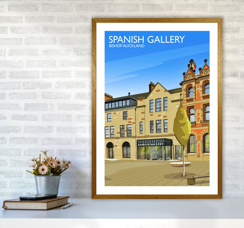 Spanish Gallery portrait Travel Art Print by Richard O'Neill A1 Print Only